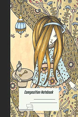 Composition Notebook: The Little Golden Key Wide Rule Notebook and over 100 Ruled Pages