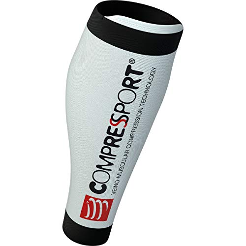 COMPRESSPORT R2 V2 Perneras, Hombre, Blanco, T2