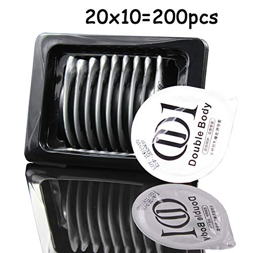 Condones Ultradelgados Todos Naturales Látex orgánico Cubierto con látex Lubricación con ácido hialurónico Hidratante Lubricante Premium a Base de Agua 200pcs