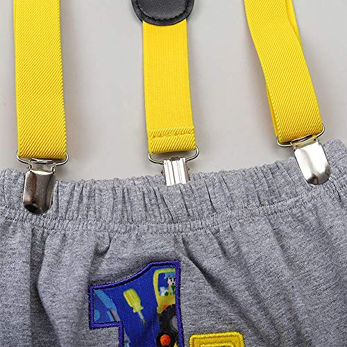 Conjunto de traje formal para recién nacido para niños y bebés de 1er cumpleaños, para tarta, traje de primera, mono, corbatín, moño, moño, bailarinas, etc.