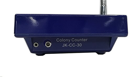 Contador de Colonia Digital Contador de voz para inpecting Bacteria Colony petri-dish hasta 90 mm jk-cc-30 a