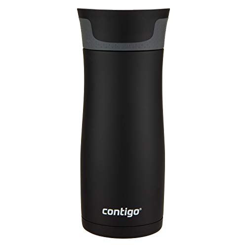 Contigo Vaso Termico West Loop Autoseal, Termo Café, Taza de Viaje en acero inoxidable, Vaso Termo antigoteo, Copa con Tapa fácil de limpiar sin BPA, 470 ml