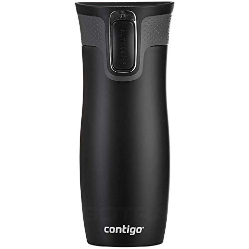 Contigo Vaso Termico West Loop Autoseal, Termo Café, Taza de Viaje en acero inoxidable, Vaso Termo antigoteo, Copa con Tapa fácil de limpiar sin BPA, 470 ml