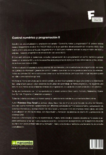 Control Numérico y Programación II (2ª EDICIÓN): Sistemas de fabricación de máquinas automatizadas: 1 (MARCOMBO FORMACIÓN)