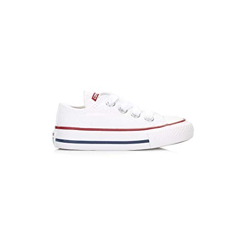 Converse Chuck Taylor All Star Ox, Zapatillas de Lona, Unisex, Blanco, 19