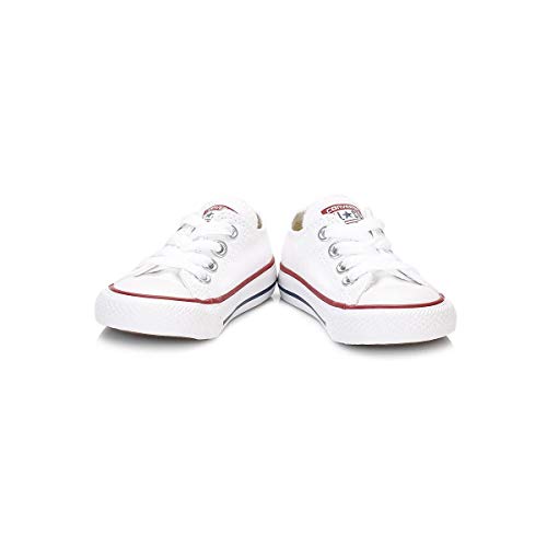 Converse Chuck Taylor All Star Ox, Zapatillas de Lona, Unisex, Blanco, 19