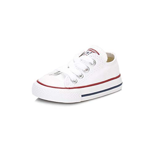 Converse Chuck Taylor All Star Ox, Zapatillas de Lona, Unisex, Blanco, 19