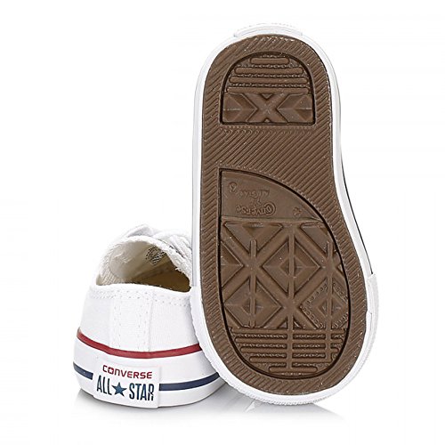 Converse Chuck Taylor All Star Ox, Zapatillas de Lona, Unisex, Blanco, 19