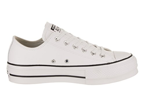 Converse Chuck Taylor CTAS Lift Clean Ox, Zapatillas para Mujer, Blanco (White/Black/White 102), 40 EU