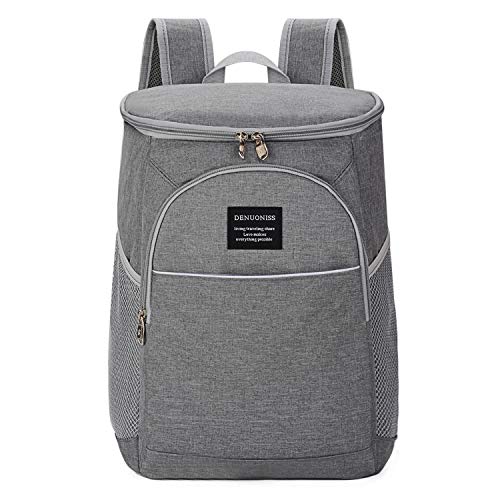 COOFIT Mochila Nevera Mochila Térmica Comida Mochila Refrigeración Aislamiento con Forro Impermeable Portatil Mochila Térmica Porta Alimentos para Playa Picnic Camping