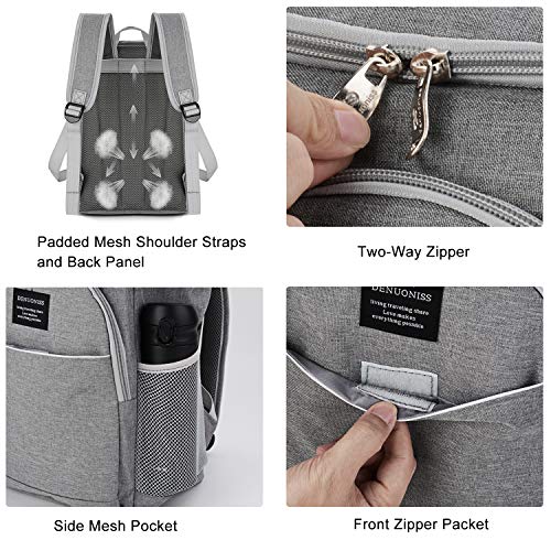 COOFIT Mochila Nevera Mochila Térmica Comida Mochila Refrigeración Aislamiento con Forro Impermeable Portatil Mochila Térmica Porta Alimentos para Playa Picnic Camping