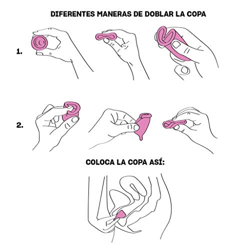 Copa menstrual Gina reutilizable, cómoda, saludable, ecológica y económica de Platanomelón | Disponible en 2 tallas (L)