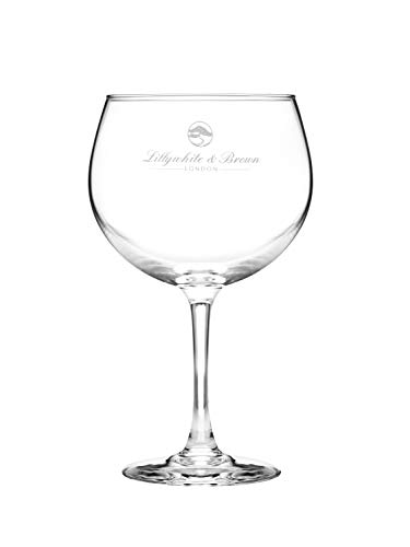 Copas de Ginebra Premium de Lillywhite & Brown – Copas de Balón Grandes de Cóctel, Vino o G&T – Juego de 2 – (680ml)