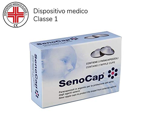 Copas de Lactancia SenoCap - alivio para los pechos doloridos o pezones irritados y agrietados a base de plata