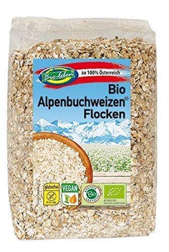 Copos de trigo sarraceno ecológicos sin gluten 2kg Bio biológicos de grano entero sin OMG alforfón crudo de Austria 6x330g