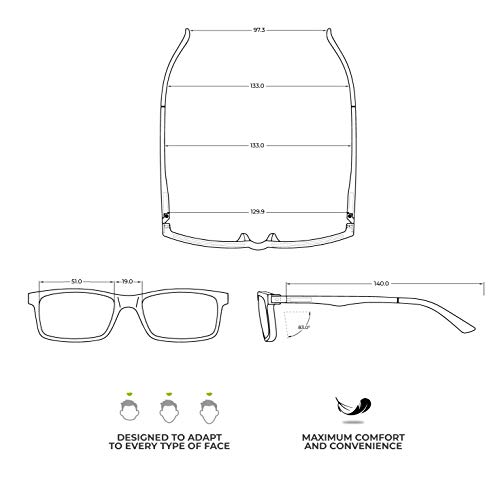 Coronation - New York - Gafas de Lectura Presbicia Vista Cansada (Hombre-Mujer-Unisex) Graduadas (+2.00)