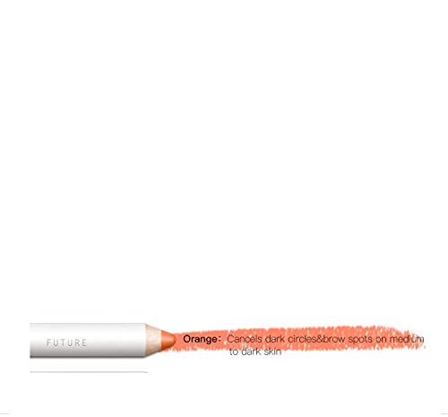 Corrección Pudaier brillante Corrector Lápiz cubierta completa de las ojeras duración del punto 7 Naranja