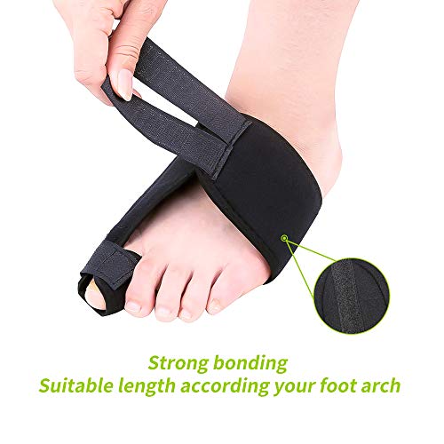 Corrector de juanetes, férula de dedo gordo para aliviar el dolor de juanetes, hallux valgus, dedos superpuestos, dedo gordo del pie, tamaño ajustable, 2 Unidades