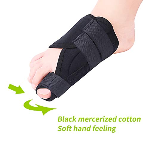 Corrector de juanetes, férula de dedo gordo para aliviar el dolor de juanetes, hallux valgus, dedos superpuestos, dedo gordo del pie, tamaño ajustable, 2 Unidades