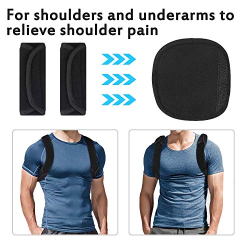 Corrector de Postura, Corrector Espalda Hombre y Mujer, Soporte de Espalda Ajustable, Enderezador de Espalda Transpirable, Posture Corrector Aliviar la Joroba para Mejorar Postura y Aliviar Dolor