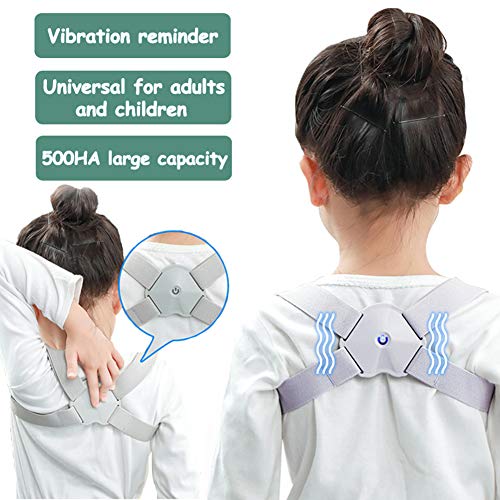 Corrector de Postura Inteligente Corrector de Postura Enderezar Recordatorio de la Espalda Soporte de vibración Espalda Ajustable de la Espalda Postural Hombros y Espalda para aliviar el Dolor