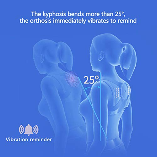 Corrector de Postura Inteligente Corrector de Postura Enderezar Recordatorio de la Espalda Soporte de vibración Espalda Ajustable de la Espalda Postural Hombros y Espalda para aliviar el Dolor