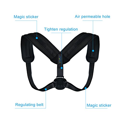 Corrector Postura Espalda para Mujer y Hombre, Corrector de Postura Faja - Chaleco Corrector de Postura Ajustable y Cómodo - Alivio del Dolor de Espalda Superior