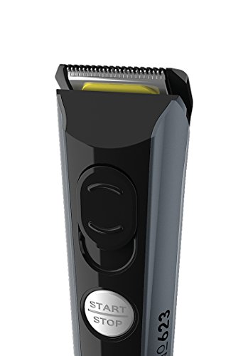 Cortabarba y recortador de barba CARRERA N.º 623 | Adecuado para barba de 3 días y barba cerrada | Contornos de barba como el de un profesional | Con la máquina cortabarba se puede cortar a 0,8, 1,2, 1,6 y 2,0 mm