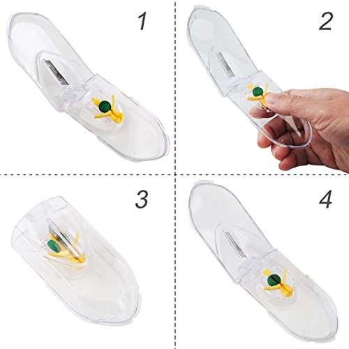 Cortador de pastillas para pastillas pequeñas o grandes con funda para pastillero