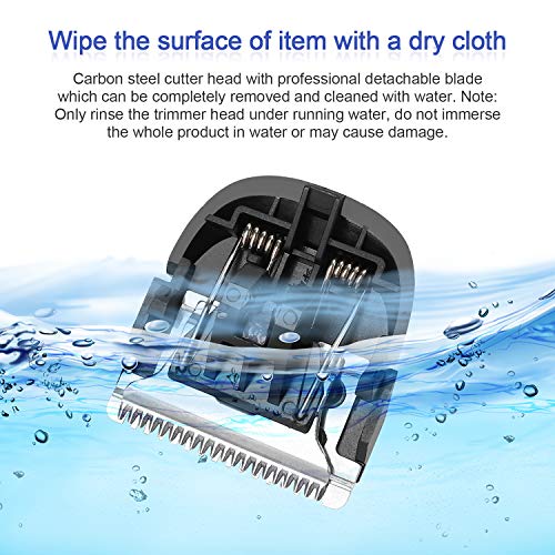 Cortapelos Hombres, Sin cable Profesional Cortapelos Eléctrico con USB recargable Afeitadora de barba Conjunto de herramientas de aseo Longitudes ajustables con precisión Kit de corte de cabello