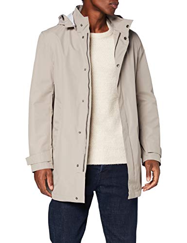 Cortefiel All Weather Abrigo Impermeable, Beige (Beige/Camel 52), L (Tamaño del Fabricante: L) para Hombre
