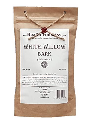 Corteza de Sauce Blanco 100g (Salix alba L. - Salicis Cortex) / White Willow Bark 100g - Health Embassy - 100% Natural