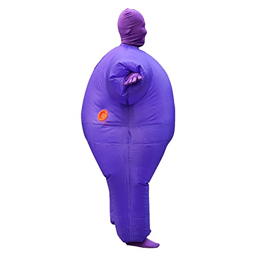 CosheartEU Para mayores de traje de Color Chub hinchable Blow Up de cuerpo entero para disfraz infantil de 5 colores incluye el mono
