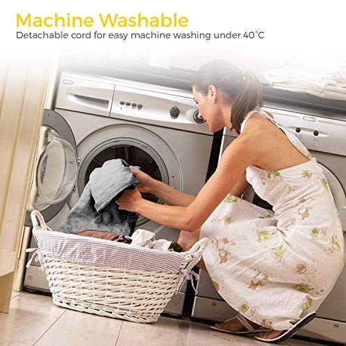 Cosi Home Manta Térmica Eléctrica. Con Control Remoto, Temporizador y 9 Niveles de Calor