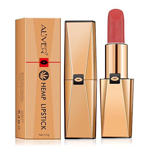 Cosméticos Lápiz labial Hidratante Lápiz labial Suave Impermeable Duradero Antiadherente Vaso Maquillaje Velvet Brillo labial Tratamiento para Problemas de Labios. (01)