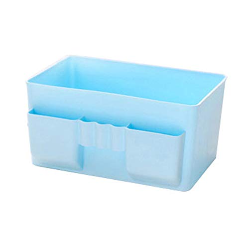 Cosméticos Organizador maquillaje brocha plana Taza Soporte Make Up Guardar Brochas de Maquillaje Depósito En 5 colores azul