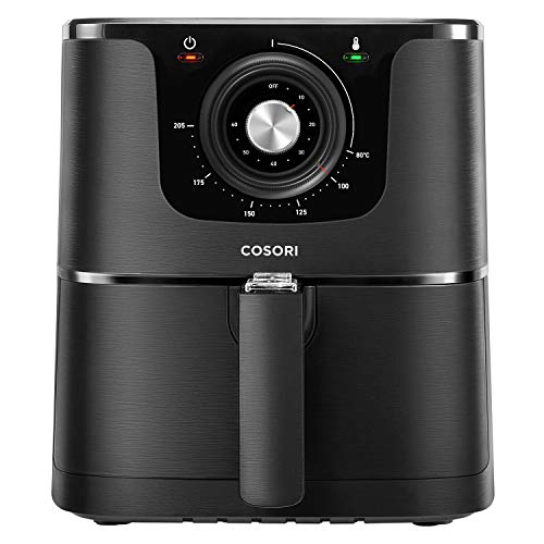 COSORI Freidora sin Aceite Original, Freidora Aire Caliente, Air Fryer con Perillas de Temperatura y Temporizador Ajustables, Cesta Antiadherente, sin BPA ni BFOA, 30 Recetas Incluidas, 3,5L / 1500W