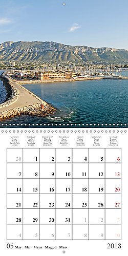 Costa Blanca Spain's Sun-Kissed South 2018: A Trip Along the Costa Blanca (Calvendo Places) [Idioma Inglés]