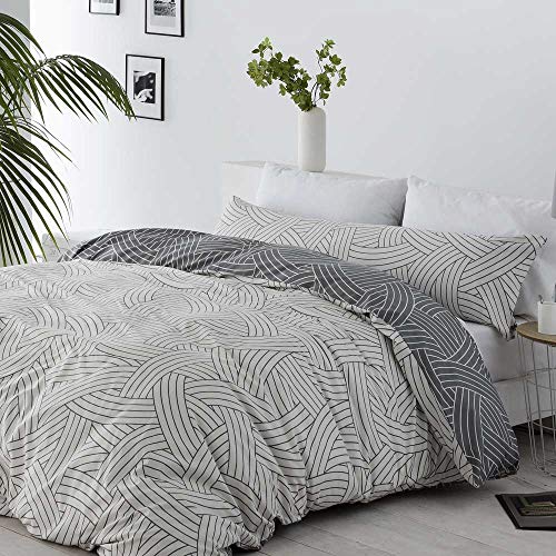 COTTON ARTEAN Funda Nordica Reversible Salinas Cama de 180 Cierre con Corchetes. HIPOALERGENICA