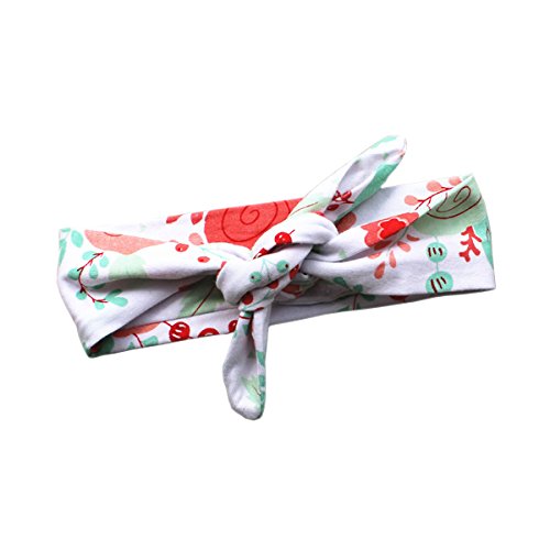 COUXILY Diadema de Turbante Algodón Anudado Cabeza Envolturas del Bebé Cabezal de estiramiento para niñas bebé niño (10-P01)