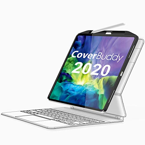 CoverBuddy - Funda para iPad Pro 11 con Soporte para lápices [Magnético Mejorado] Se Fija y escribe con Smart Keyboard Folio, solución de Carga y Almacenamiento para Apple Pencil 2