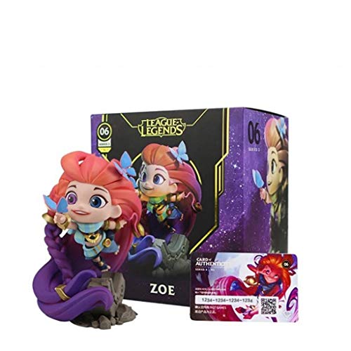 CQ Pop Juego!Aspecto de Twiligh - Zoe Figurita PVC Modelo de Juguete de Regalo de LOL Juego Ordenadores el 13.5CM Toys