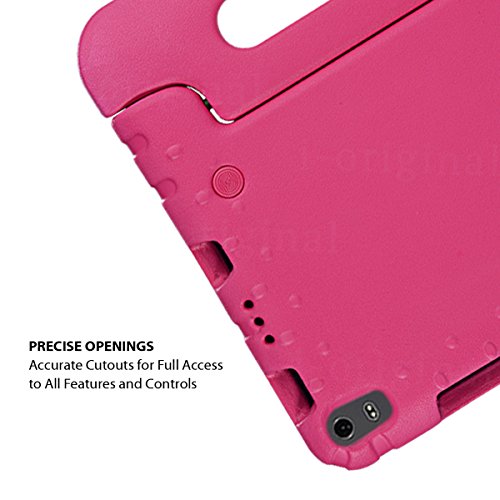 cradle HR Compatible con niños Funda protectora para Lenovo Tab 4 8/8 Plus 8 pulgadas Tablet, EVA ligera funda protectora a prueba de golpes (magenta)