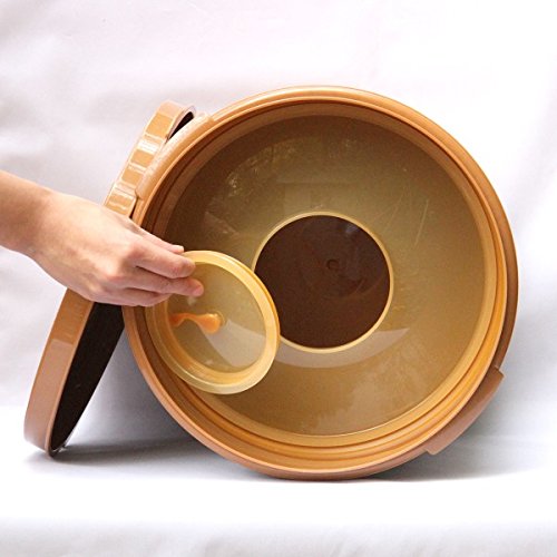 Crazy coreano cocina Premium Kimchi, Chucrut fermentación y contenedor de almacenamiento con interior vacío tapa