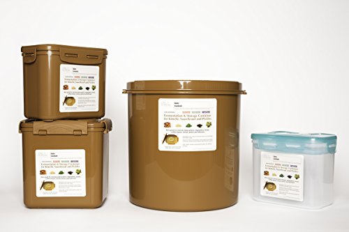 Crazy coreano cocina Premium Kimchi, Chucrut fermentación y contenedor de almacenamiento con interior vacío tapa