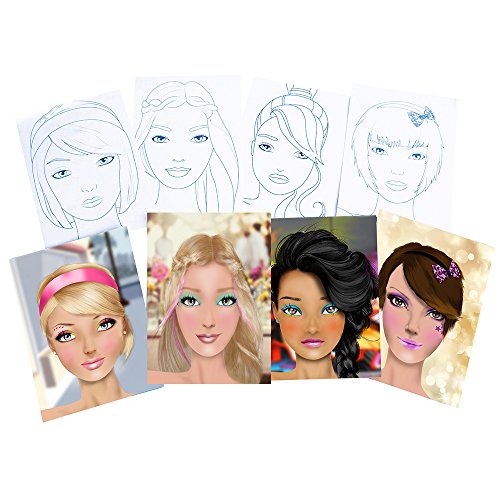 CREATIVE 034 Make Up Artist con style Book, Rosa