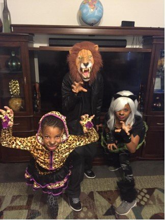 CreepyParty Fiesta de Disfraces de Halloween Máscara de Látex de Cabeza de Animal León