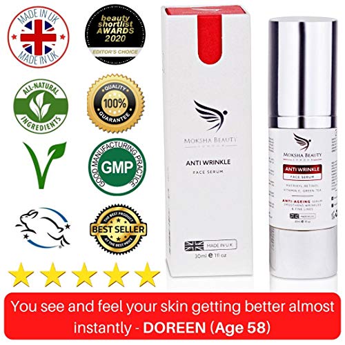 Crema Antiarrugas Mujer Para Cara - Con Colageno Eliminar Las Lineas de Expresion y Arrugas | Natural Hidratante Crema Antimanchas | Dia-Noche Suero Reafirmante