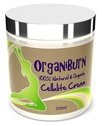 Crema Anticelulítica OrganiBurn Fabricada en el Reino Unido Hecho Con Ingredientes Naturales y Orgánicos 250ml