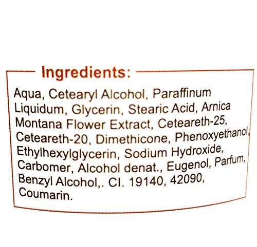 Crema de cuidado de la piel de árnica por Naturhof, 500 ml